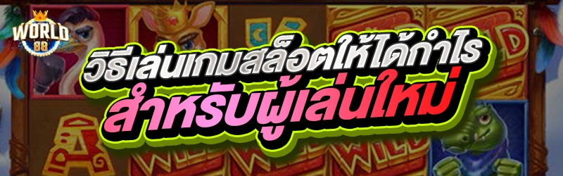 วิธีเล่นเกมสล็อตให้ได้กำไร สำหรับผู้เล่นใหม่